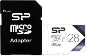 Карта памяти Silicon Power Elite microSDXC 128Gb (SP128GBSTXBU1V21SP)  фото