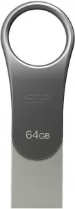 USB Flash Silicon Power Mobile 80 Gray 64GB (SP064GBUC3C80V1S) icon