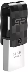 USB Flash Silicon Power Mobile C31 64GB (черный) фото