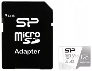 Карта памяти Silicon Power Superior microSDXC 128GB (SP128GBSTXDA2V20SP)  фото