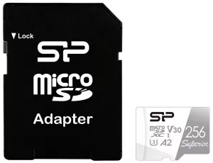 Карта памяти Silicon Power Superior microSDXC 256GB (SP256GBSTXDA2V20SP)  фото