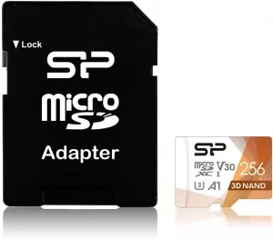Карта памяти Silicon Power Superior Pro microSDXC 256Gb (SP0256GBSTXDU3V20AB) фото