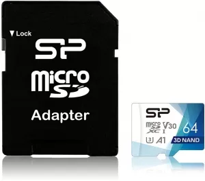 Карта памяти Silicon Power Superior Pro microSDXC 64Gb (SP064GBSTXDU3V20AB) фото
