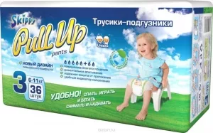 Подгузники-трусики Skippy Pull Up 3 (36 шт) фото