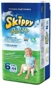 Подгузники-трусики Skippy Pull Up 6 (44 шт) фото