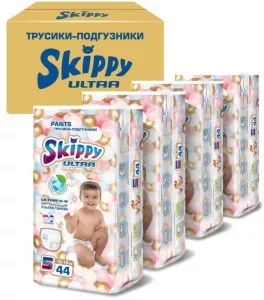 Подгузники-трусики Skippy Ultra 5 (176 шт) фото