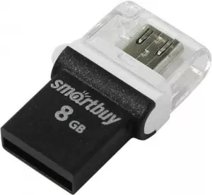 USB Flash SmartBuy POKO 8GB (черный) (SB8GBPO-K) фото