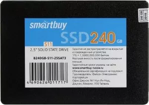 Жесткий диск SSD SmartBuy S11 (SB240GB-S11-25SAT3) 240GB фото