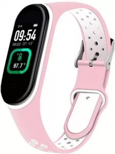 Фитнес-браслет Smarterra Fitmaster TON (белый/розовый) фото