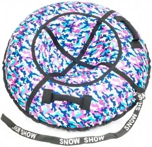 Тюбинг SnowShow Стандарт Khaki Pink 90 см фото