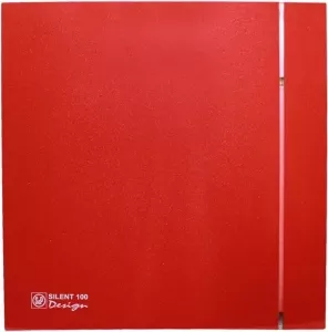 Вытяжной вентилятор Soler&#38;Palau Silent-100 CZ Design 4C Red фото
