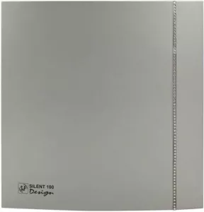 Вытяжной вентилятор Soler&#38;Palau Silent-100 CZ Design Swarovski Silver фото