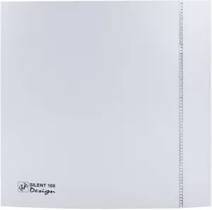 Вытяжной вентилятор Soler&#38;Palau Silent-100 CZ Design Swarovski White фото