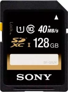 Карта памяти Sony SDXC 128Gb (SFG1UYT) фото