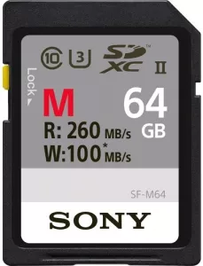 Карта памяти Sony SDXC 64Gb (SF-M64) фото