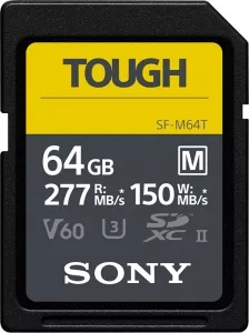 Карта памяти Sony TOUGH SDXC 64Gb (SF-M64T) фото