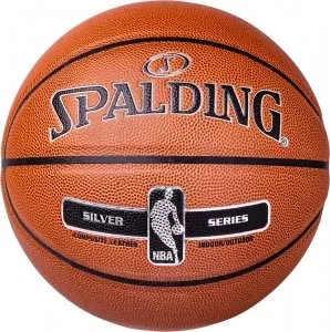 Мяч баскетбольный Spalding NBA Silver Indoor/Outdoor фото