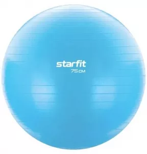 Гимнастический мяч Starfit Core GB-104 75см Антивзрыв (синий пастель) фото
