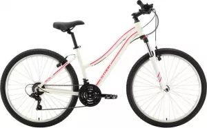 Велосипед Stark Luna 26.2 V р.14.5 2021 (белый/розовый) фото