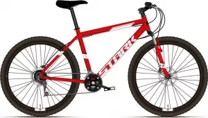 Велосипед Stark Outpost 26.1 D р.18 2021 (красный/белый) фото