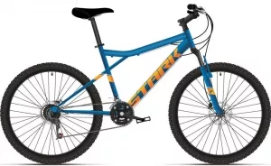 Велосипед Stark Slash 26.1 D р.16 2021 (синий/оранжевый) фото