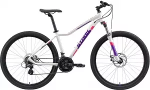 Велосипед Stark Viva 27.2 D р.14.5 2021 (белый/фиолетовый) фото
