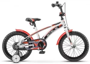 Детский велосипед Stels Arrow 16 V020 (белый/красный, 2018) фото
