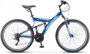 Велосипед Stels Focus V 18-sp 26 V030 2021 (темно-синий/синий) фото