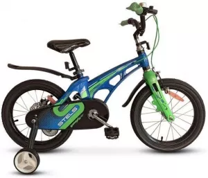Детский велосипед Stels Galaxy 16 V010 (синий/зеленый) фото
