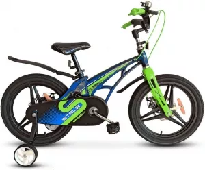 Детский велосипед Stels Galaxy Pro 16 V010 (синий/зеленый) фото