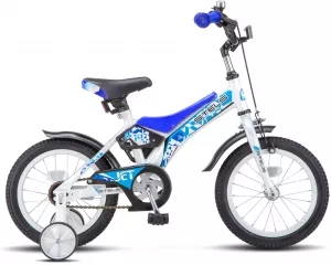 Велосипед детский Stels Jet 14 Z010 (белый/синий, 2018) фото