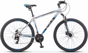 Велосипед Stels Navigator 900 D 29&#34; F010 (2021) silver/blue р-р 21&#34; фото