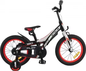 Велосипед детский Stels Pilot 180 16 V010 (черный/красный, 2018) фото