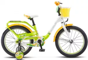 Велосипед детский Stels Pilot 190 18 V030 (зеленый/желтый/белый, 2019) фото
