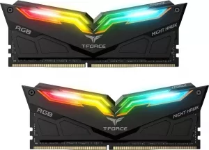 Оперативная память Team Night Hawk RGB Gen2 2x16ГБ DDR4 3600 МГц TF14D432G3600HC18JDC01 фото