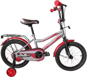 Детский велосипед Tech Team Canyon 14 2020 grey/red фото