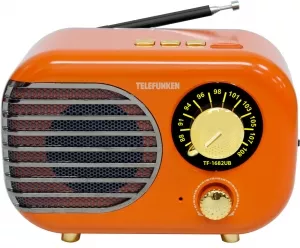 Радиоприемник Telefunken TF-1682UB Orange/Gold фото
