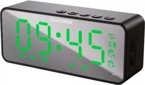 Электронные часы Telefunken TF-1710B (черный/зеленый) фото
