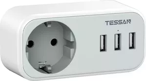 Сетевой фильтр Tessan TS-329 (серый) фото