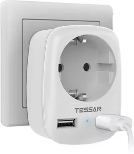 Сетевой фильтр Tessan TS-611-DE (белый) фото