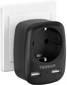 Сетевой фильтр Tessan TS-611-DE (черный) фото