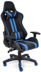 Кресло TetChair iCar (черный/синий) фото