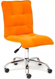 Кресло Tetchair Zero (флок, оранжевый) фото