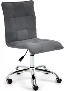 Кресло Tetchair Zero (флок, серый) фото