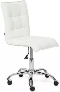 Кресло Tetchair Zero (кожзам, белый) фото