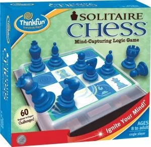 Настольная игра ThinkFun Solitaire Chess (Шахматы для одного) фото