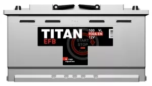 Аккумулятор Titan EFB 6СТ-100.0 VL (100Ah) фото