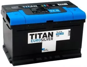Аккумулятор Titan Silver Euro 74.0 (74Ah) фото