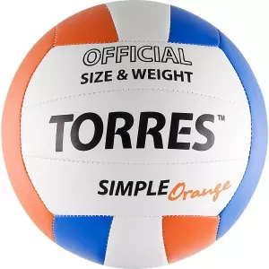 Мяч волейбольный TORRES Simple Orange V30125 фото