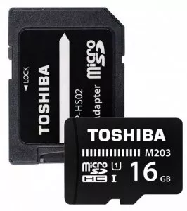Карта памяти Toshiba M203 microSDHC 16Gb (THN-M203K0160EA) фото